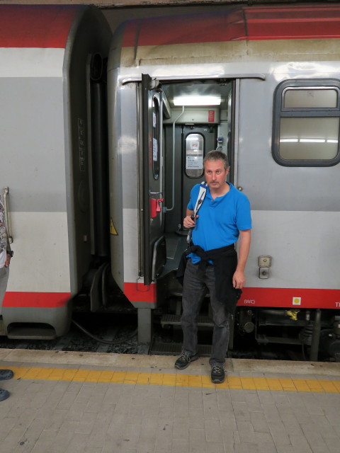 Erich in der Stazione di Firenze Santa Maria Novella (19. Sep.)