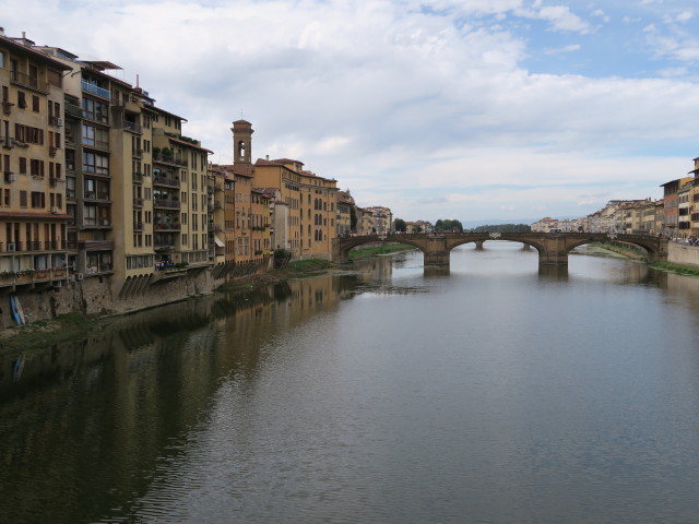 Arno von der Ponte Vecchio aus (19. Sep.)