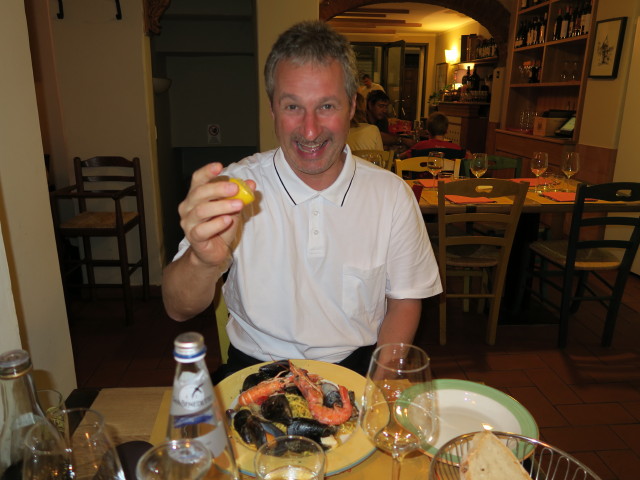 Erich in der Osteria dei Cento Poveri (19. Sep.)