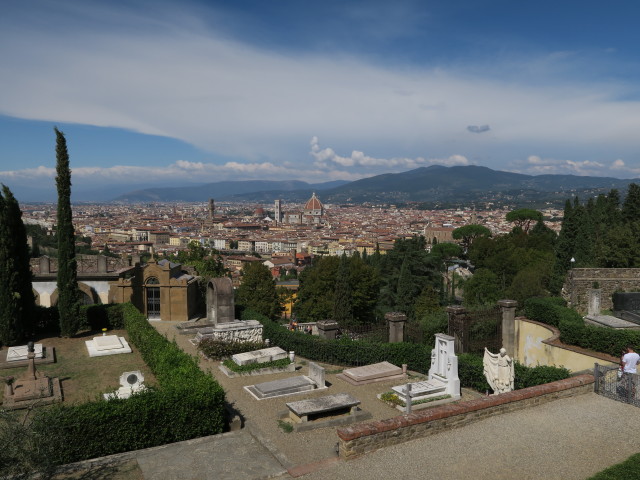 Florenz von der Basilica di San Miniato al Monte aus (20. Sep.)