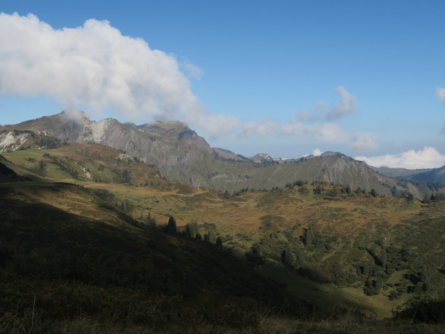 vom Stechweidweg Richtung Nordwesten (27. Sep.)