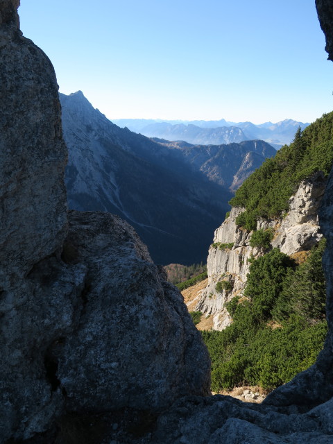 vom Hundskopf-Klettersteig Richtung Westen (31. Okt.)