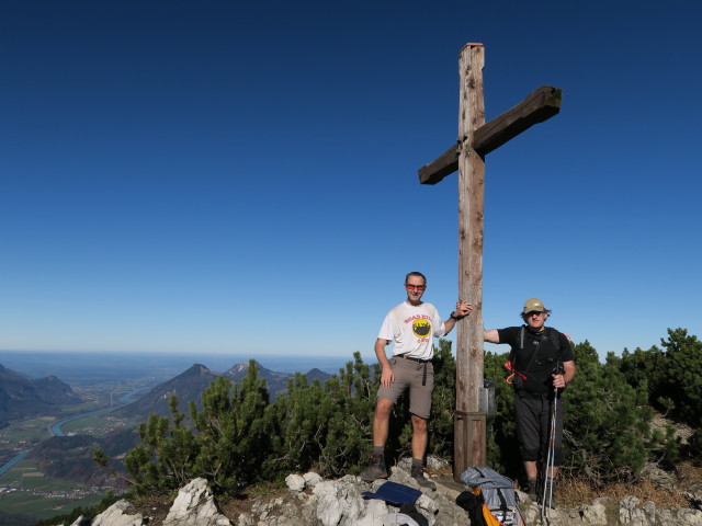 Ich und Erich am Petersköpfl, 1.745 m (1. Nov.)