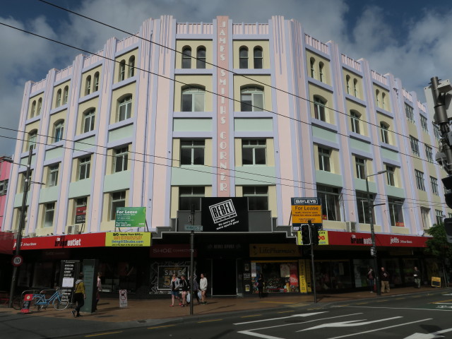 James Smiths Corner in Wellington (21. Nov.)