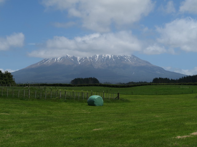 Mount Taranaki von der Opunake Road aus (24. Nov.)