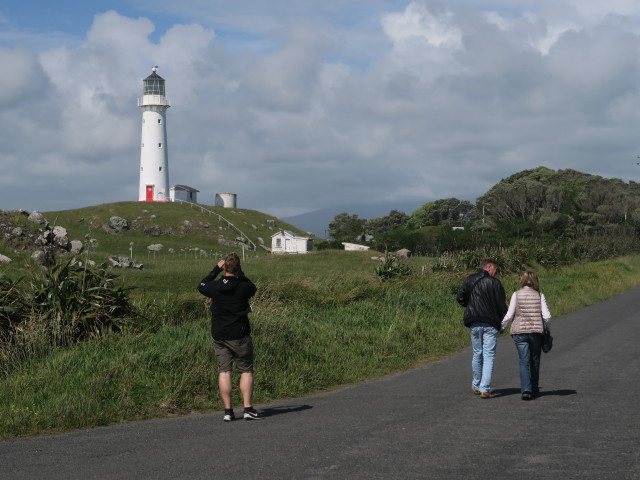 Markus, Papa und Mama beim Cape Egmont Lighthouse (24. Nov.)