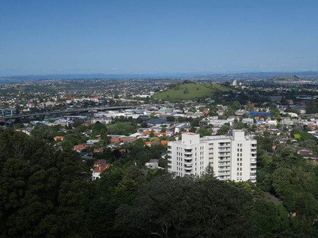 vom Mount Eden Richtung Nordosten (26. Nov.)