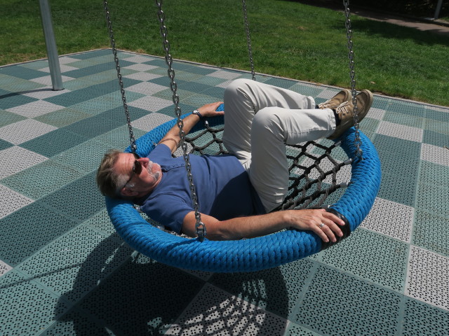 Papa im Myers Park in Auckland (27. Nov.)