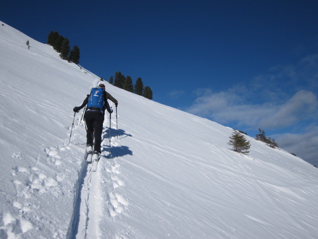 Martina und Axel zwischen Greitalm und Gamskopf