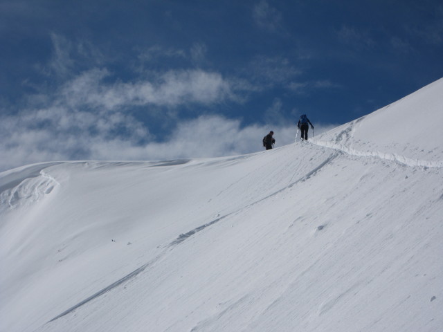 Axel und Martina zwischen Gamskopf und Tapenkopf