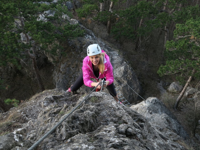 Elisabeth nach der Seilbr&uuml;cke