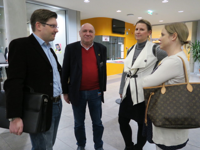 J&uuml;rgen, ?, Bettina und Petra