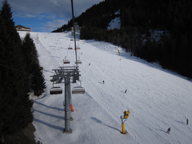 Talabfahrt von der Gernkogelbahn aus