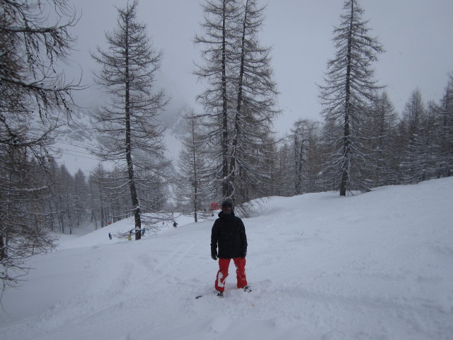 Markus neben der Piste Dibold (5. M&auml;rz)