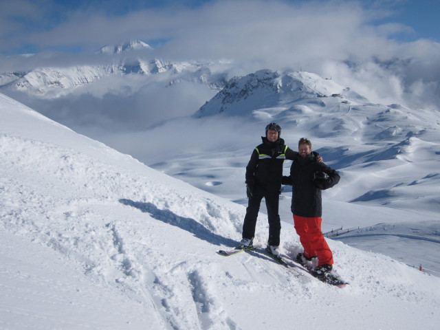 Ich und Markus auf der Piste Fresse (6. M&auml;rz)