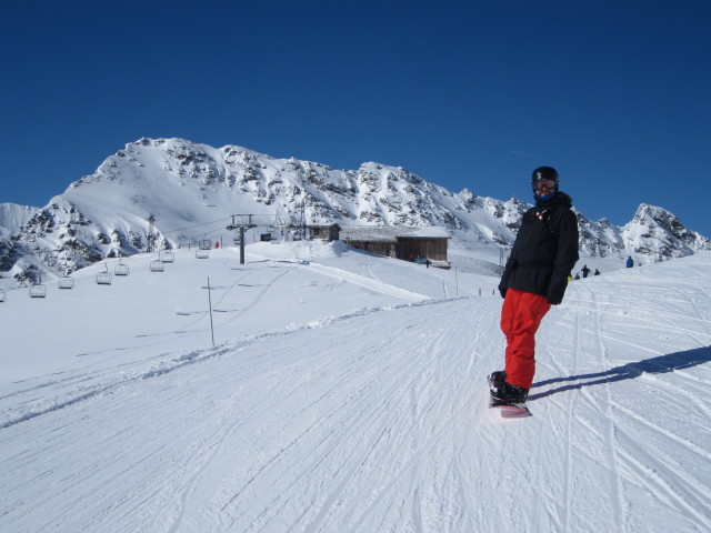 Markus auf der Piste Lac Céma (7. März)