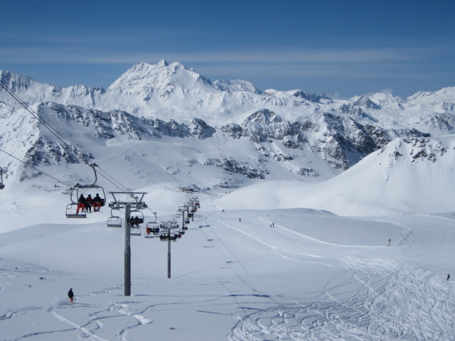 Markus neben dem Telesiege Cascade (7. M&auml;rz)