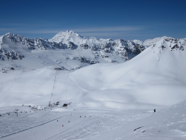 Markus neben der Piste cascade (7. M&auml;rz)