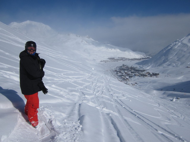 Markus neben der Piste Lanches (8. M&auml;rz)
