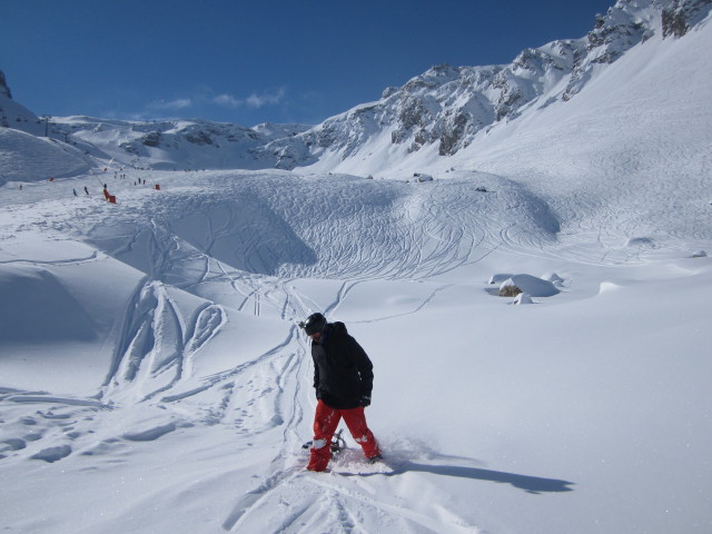 Markus neben der Piste Lanches (8. M&auml;rz)