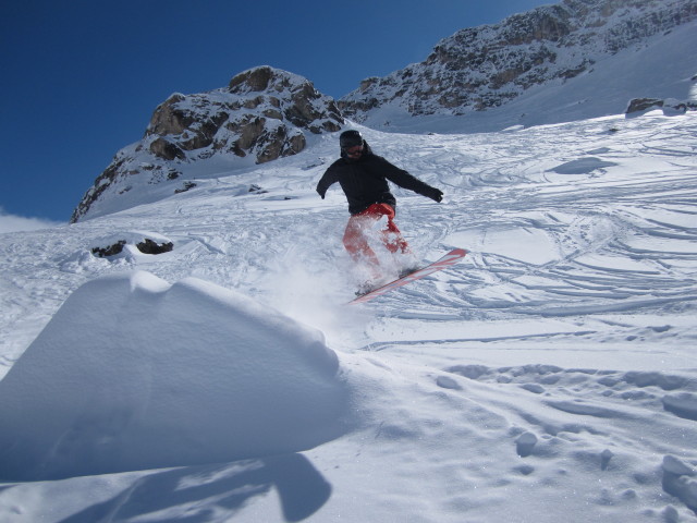 Markus neben der Piste Prariond (8. M&auml;rz)