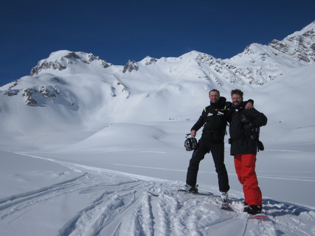Ich und Markus im Vallon de la Sache (9. M&auml;rz)
