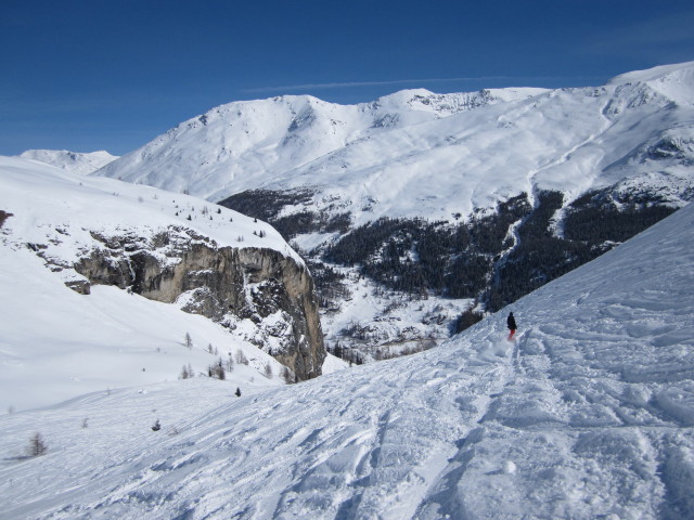Markus im Vallon de la Sache (9. M&auml;rz)