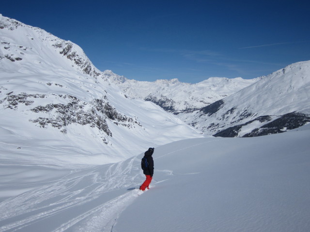 Markus neben der Piste Sache (9. M&auml;rz)