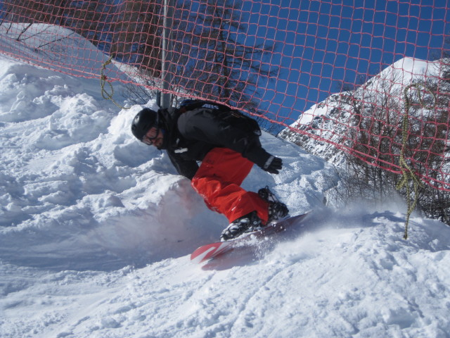 Markus neben der Piste Sache (9. M&auml;rz)