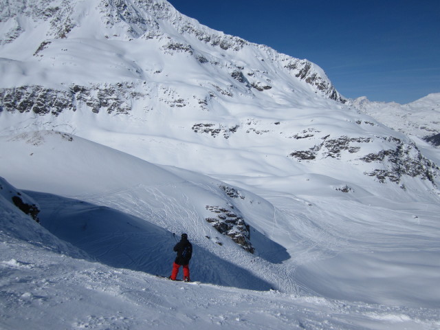 Markus neben der Piste Sache (9. M&auml;rz)