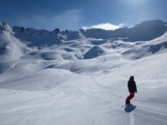 Markus auf der Piste Col de la Madeleine (10. M&auml;rz)