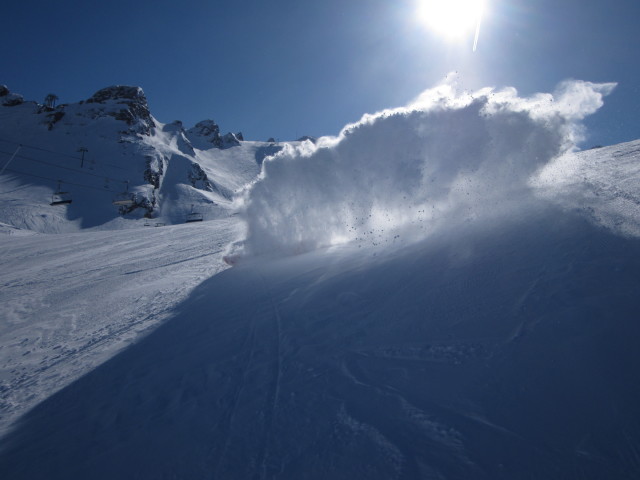 Markus auf der Piste Plan Milet (10. M&auml;rz)