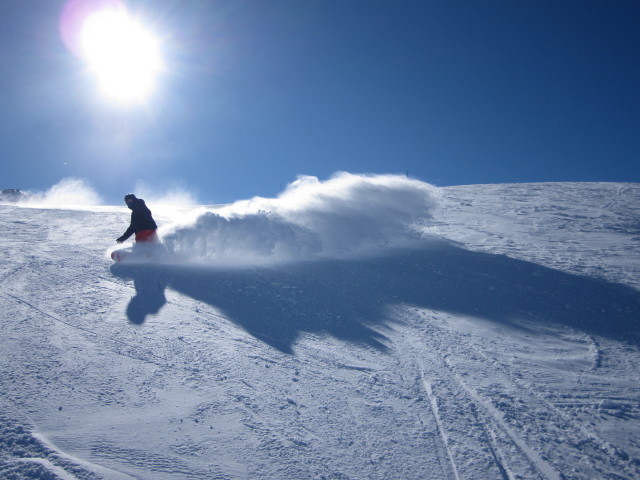 Markus auf der Piste Plan Milet (10. M&auml;rz)