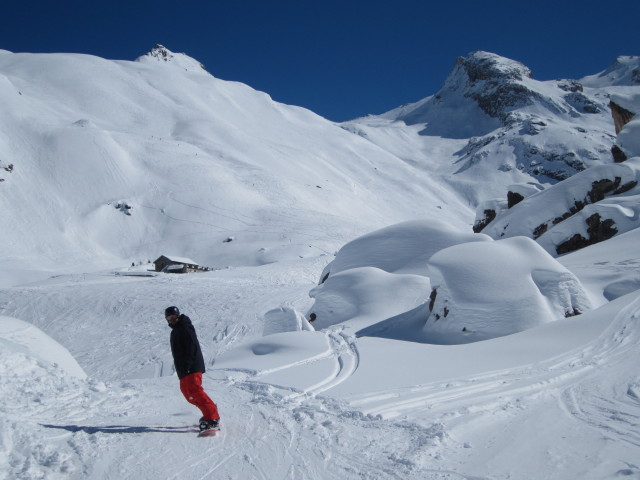 Markus im Vallon de la Cugnai (10. M&auml;rz)