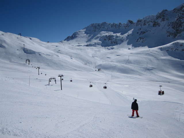 Markus auf der Piste Pyramides (10. M&auml;rz)