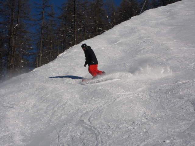 Markus auf der Piste Rhone-Alpes (10. M&auml;rz)
