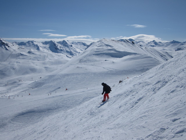 Markus neben der Piste Rocs (11. März)