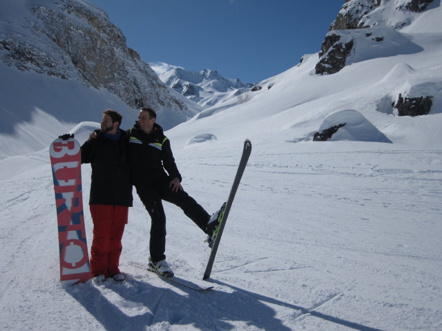 Markus und ich im Vallon de la Ruisseau (11. M&auml;rz)