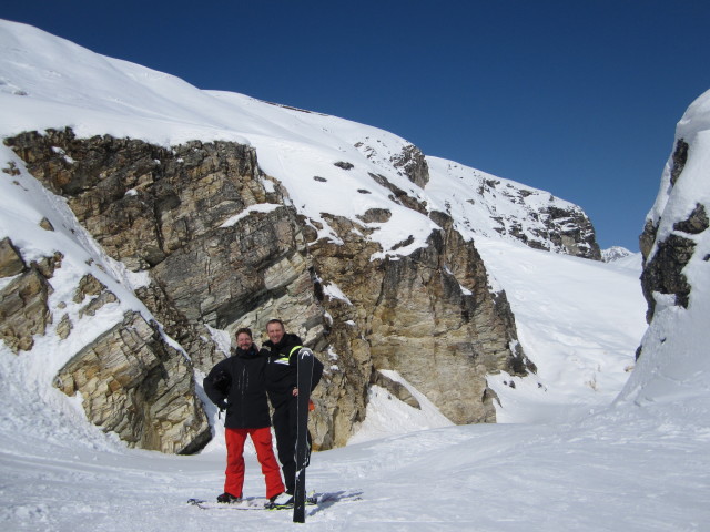 Markus und ich im Vallon de la Ruisseau (12. M&auml;rz)