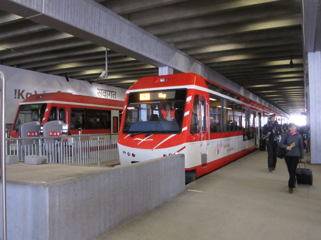 Bahnhof Zermatt, 1.605 m (19. M&auml;rz)