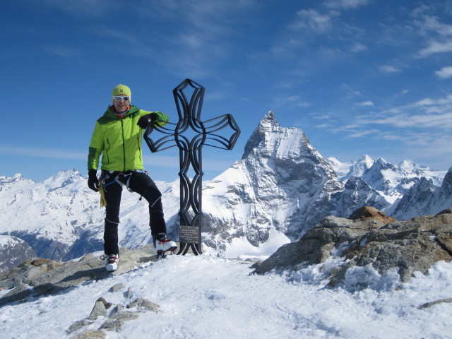 Rudolf auf der Tete Blanche, 3.710 m (20. M&auml;rz)