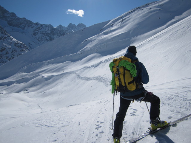 Wolfgang am Glacier de Tsijiorne Nouve (21. M&auml;rz)