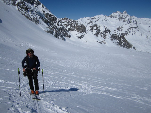Herbert am Glacier de Pi&egrave;ce (21. M&auml;rz)