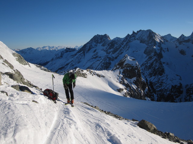 Herbert zwischen Col des Vignettes und Pigne d'Arolla (22. M&auml;rz)