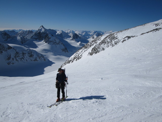 Herbert zwischen Col des Vignettes und Pigne d'Arolla (22. M&auml;rz)