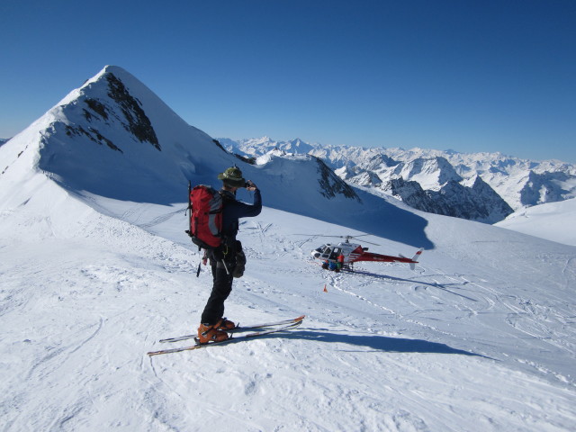 Herbert zwischen Col des Vignettes und Pigne d'Arolla (22. M&auml;rz)