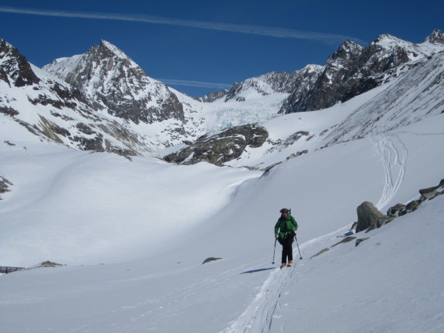 Herbert zwischen Glacier du Brenay und Ts&egrave; des Violettes (22. M&auml;rz)
