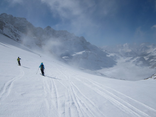 Wolfgang und Anabel zwischen Fenetre de Durand und Thoules (23. März)