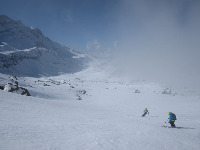 Wolfgang und Anabel zwischen Fenetre de Durand und Thoules (23. März)