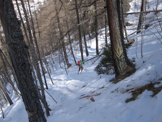 Herbert zwischen Places und Glacier (23. M&auml;rz)